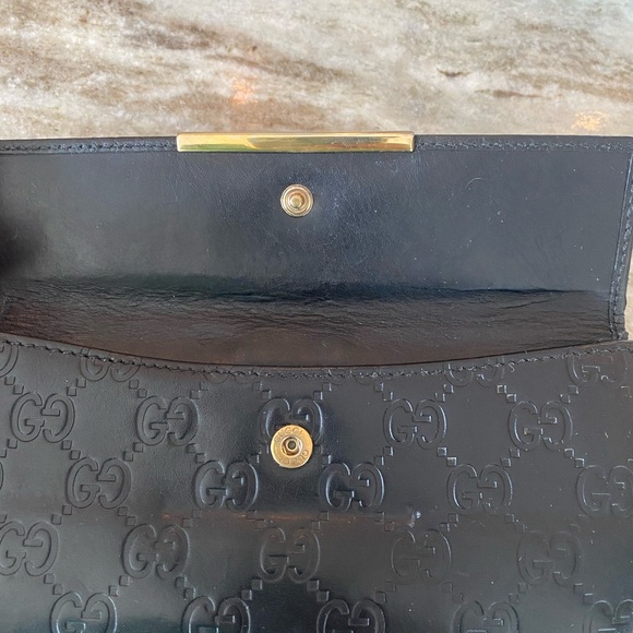 Gucci Black Guccissima Wallet w/ Dustbag & Box - Picture 12 of 12